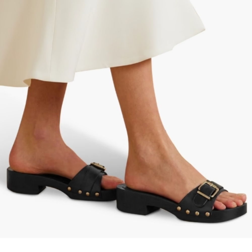 Porte & Paire Leather Sandals